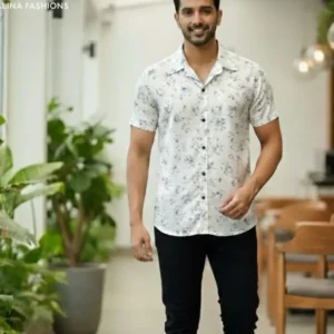 Bangkok Bloom-Pure Cotton Floral Shirt