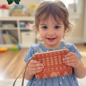 The Bangkok Handloom Wristlet: Earthy Spice Pouch