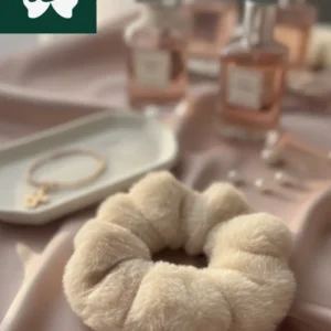 Cloud-Soft Faux Fur Scrunchie