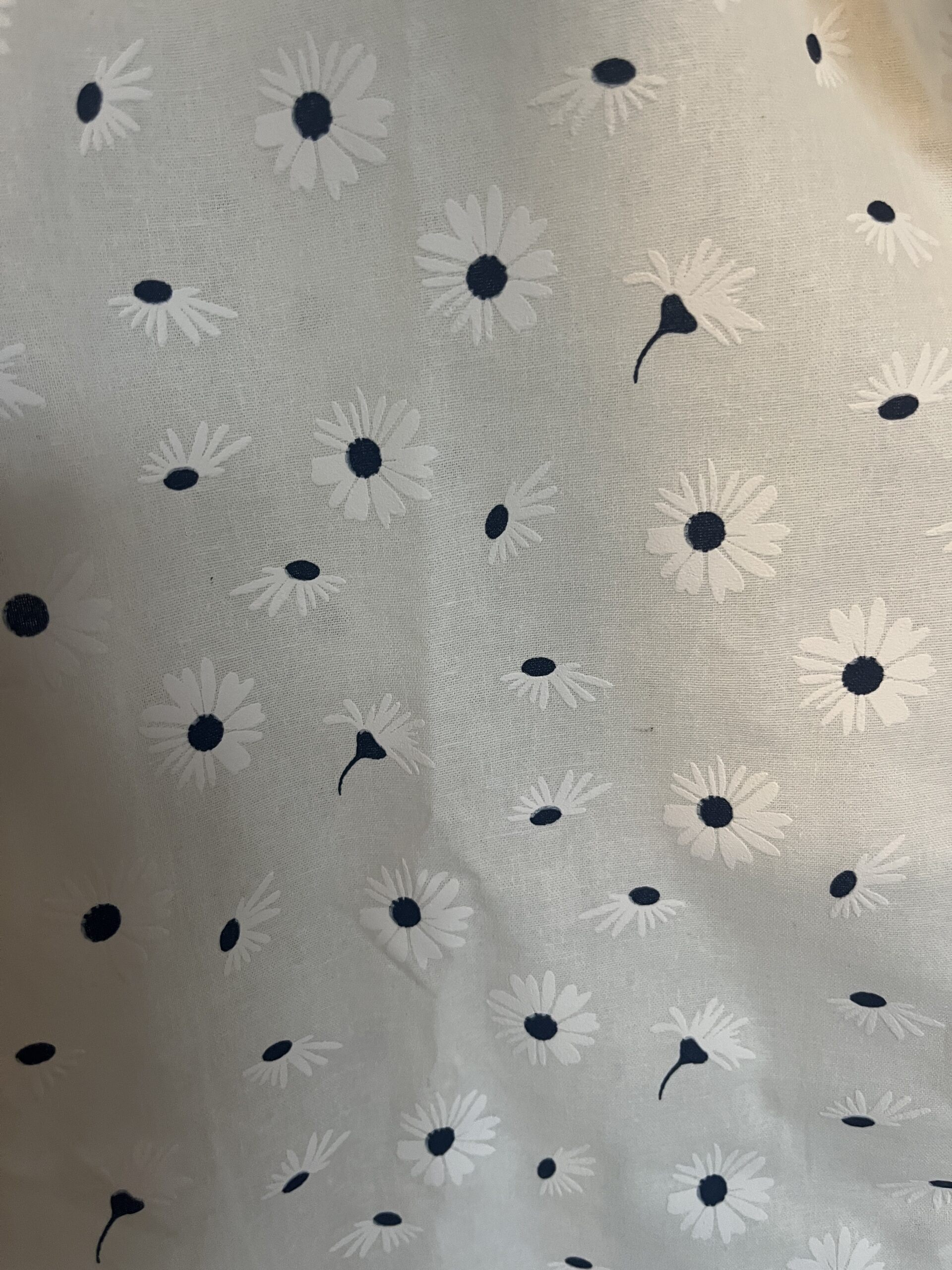 The White Daisy Cotton floral Shirt - Image 2