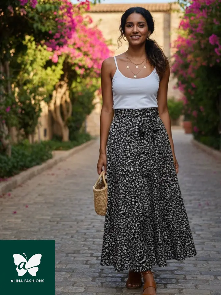 The Traveler's Linen Skirt