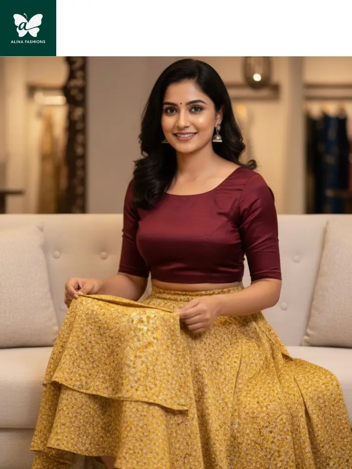 Thai Linen Foldable Skirt Pure Linen Comfort - Image 5