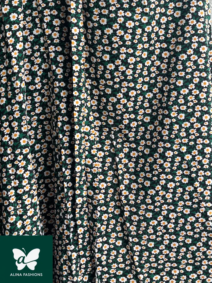 Small Bloom, Big Style: Imported Linen Foldable Skirt - Image 4