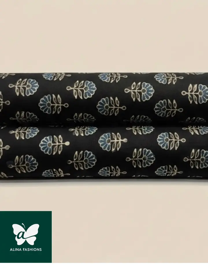 Handcrafted Resist-Dyed Ajrakh Textile - Image 2