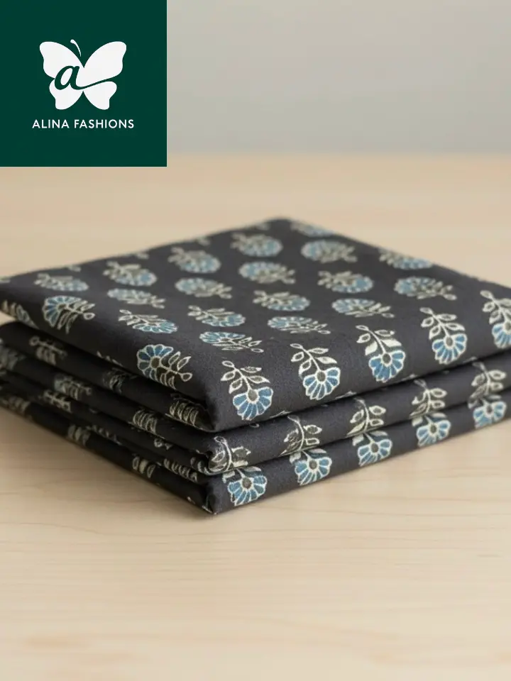 Handcrafted Resist-Dyed Ajrakh Textile - Image 3