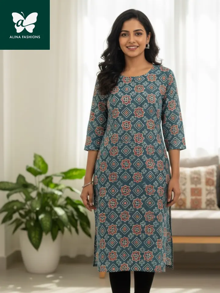 Traditional Indian Agrakh Cotton