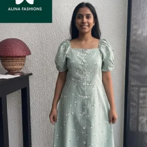 Blooming Petals Cotton Frock