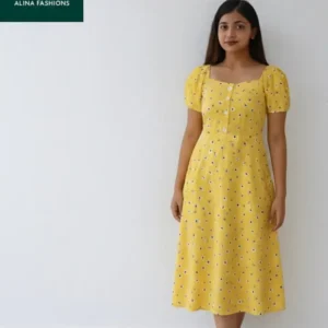 Sunshine Meadow Floral Dress