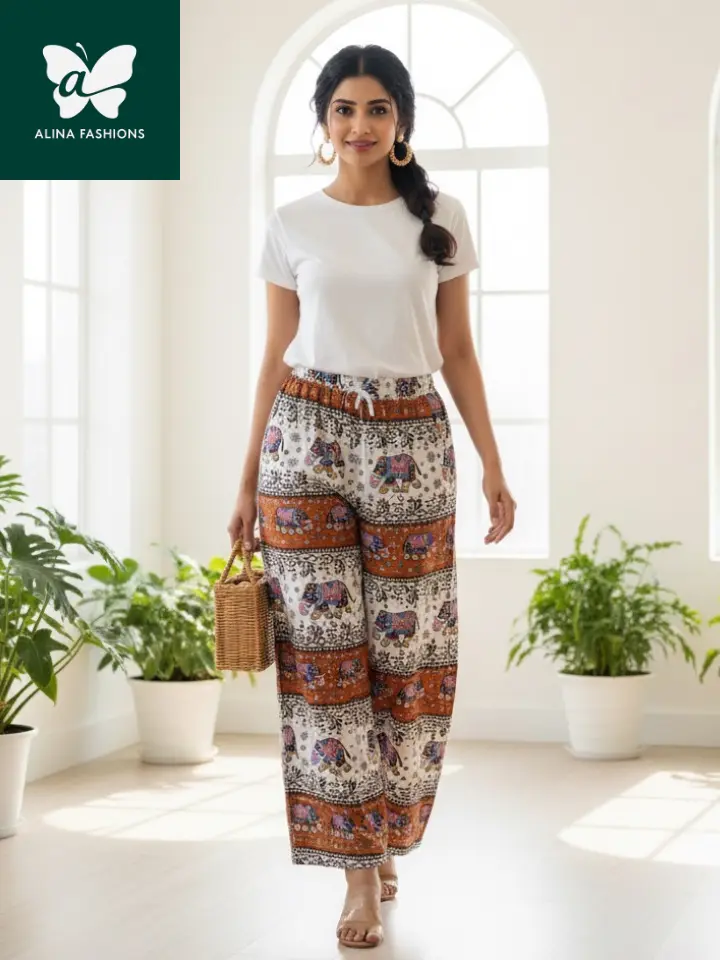 Thai Traveler Cotton Elephant Pants