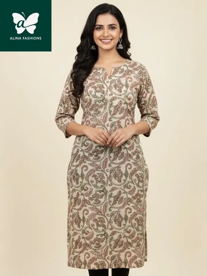 Material for Kalamkari Kurtis - Image 2